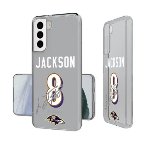 Keyscaper - NFL - Lamar Jackson Baltimore Ravens Galaxy Clear Case - S24 - Multicolor-Front_Standard 
