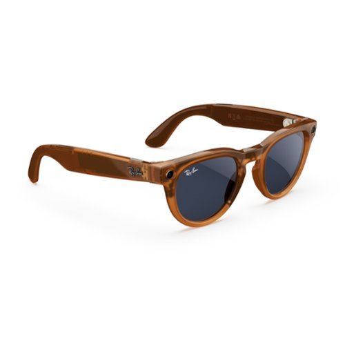 Ray-Ban Meta Headliner glasses with Meta Ai, Audio, Photo, Video Compatibility - Clear to Blue Transition Lenses - Shiny Caramel BUY IN EUROPE