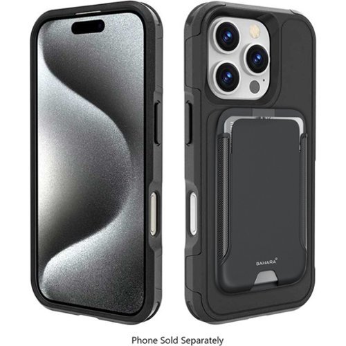 SaharaCase Raider Series Wallet Case for Apple iPhone 16 Pro - Scorpion Black WHERE TO BUY