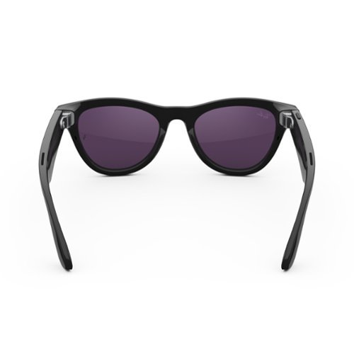 Ray-Ban Meta Skyler glasses with Meta Ai, Audio, Photo, Video Compatibility - Clear to Amethyst Transition Lenses - Shiny Black BUY IN MIDDLE EAST