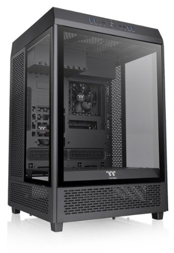 Thermaltake - The Tower 500 Mid Tower PC Case - Black-Front_Standard 