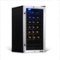 NewAir - 27-Bottle Wine Fridge with Adjustable Chrome Racks and Exterior Digital Thermostat - Stainless Steel-Front_Standard