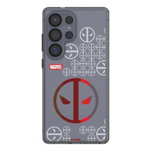 Keyscaper - Marvel Sigil Clear Phone Case - Samsung Galaxy S24 - Deadpool-Front_Standard 