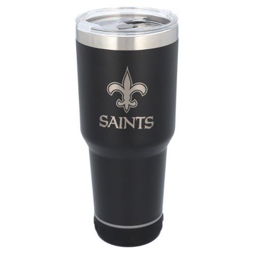 The Memory Company - New Orleans Saints 30oz. Stainless Steel LED Bluetooth Tumbler - Multicolor-Front_Standard 