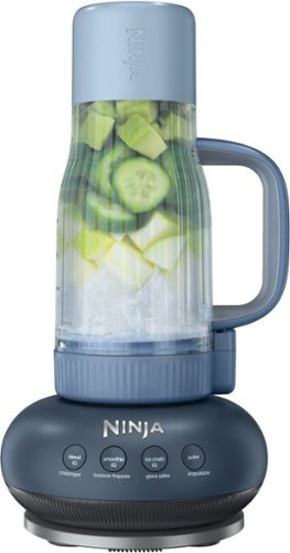 Ninja - BlendBOSS Tumbler Blender with 26oz Travel Tumbler - Cyberspace