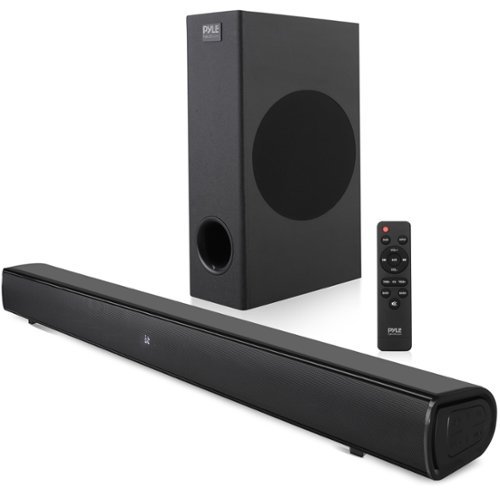 Pyle - 2.1 Tabletop Soundbar Digital Speaker System-Front_Standard 