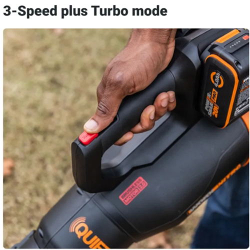 WORX Nitro WG581 40V 4.0Ah Cordless 530 CFM QuietTech Blower