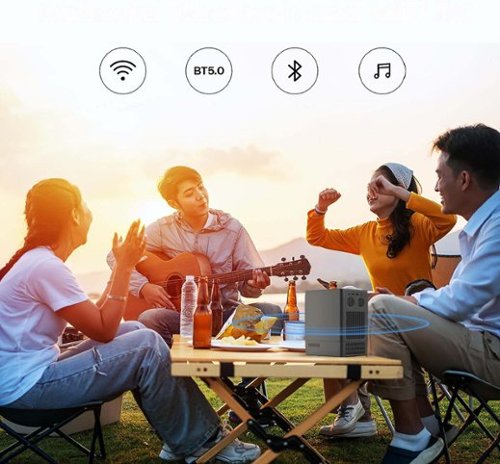 AAXA L500 Native 1080p Smart Projector, Android 9.0, WiFi, BT, Wireless Mirroring, Streaming Apps, 10W Speaker - Black HOW TO BUY