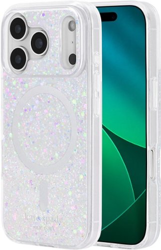 kate spade new york Protective Case with MagSafe for Apple iPhone 17 Pro - Chunky Glitter Iridescent HOW TO BUY