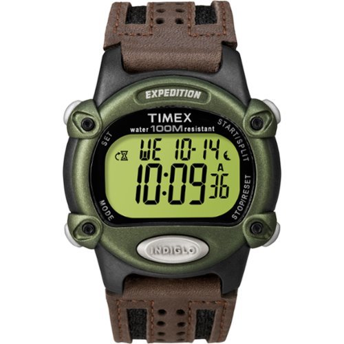 Timex - Men's Expedition Digital CAT 39mm Watch - Brown/Black/Green-Front_Standard 