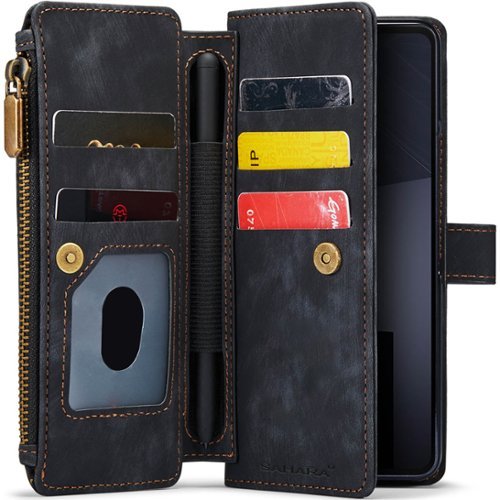 SaharaCase Indy Series Wallet Case for Samsung Galaxy Z Fold6 - Scorpion Black GLOBAL SHIPPING