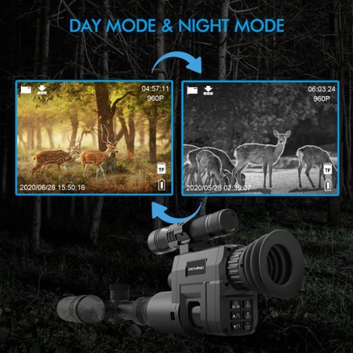 Rexing Digital Rechargeable Tripod Scope - Black HOW TO BUY