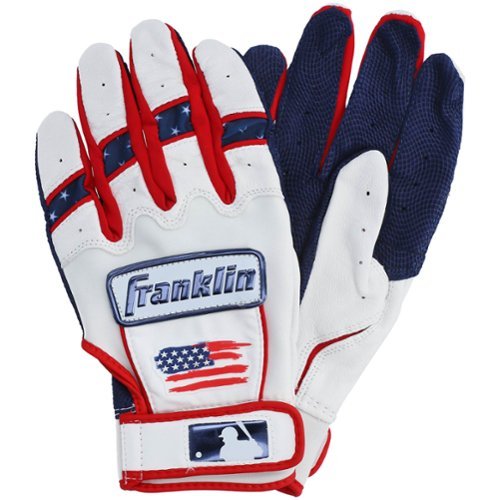 Franklin Sports - MLB Stars & Stripes Batting Gloves - Multicolor-Front_Standard 