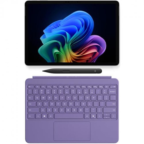 Microsoft - Surface Pro Copilot+ PC + Surface Slim Pen 2 - Platinum-Front_Standard 