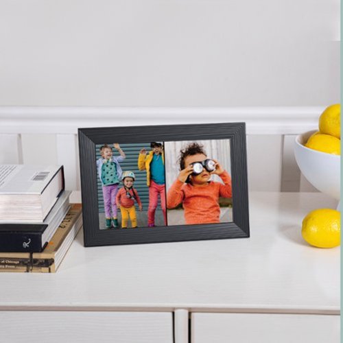 Aura Home Aura Carver 10.1 Digital Wifi Photo Frame-Gravel - Gravel (Dark) WORLDWIDE DELIVERY