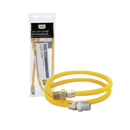 Smart Choice - 4' X 3/8" Gas Connector Kit-Front_Standard 