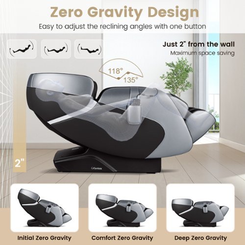 Costway Relaxe Zero Gravity Shiatsu Massage Chair with