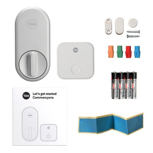 Yale Approach™ Retrofit Apartment Lock, Key-Free Smart Entry Door Lock with Wi-Fi - Silver SHOP ONLINE