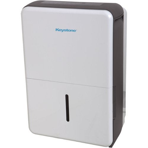 Keystone - 22 Pint Dehumidifier - White-Front_Standard 