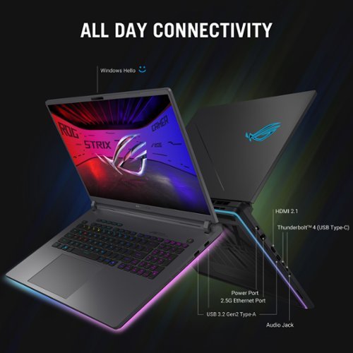 ASUS ROG Strix G18 18 2.5K 240Hz Gaming Laptop - Intel Core Ultra 9 HX - 32GB RAM -NVIDIA GeForce RTX 5070 - 2TB SSD - Eclipse Gray GLOBAL SHIPPING