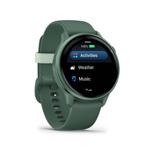 Garmin vívoactive 6 GPS Smartwatch 42 mm Fiber-reinforced polymer - Metallic Jasper Green with Jasper Green Band WHERE TO BUY