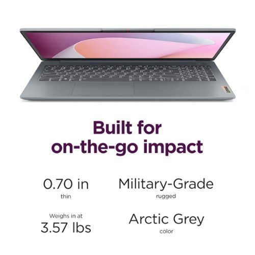 Lenovo IdeaPad Slim 3 15.6 Full HD Touchscreen Laptop - AMD Ryzen 7 5825U - 16GB Memory - 512GB SSD - Arctic Grey WHERE TO BUY