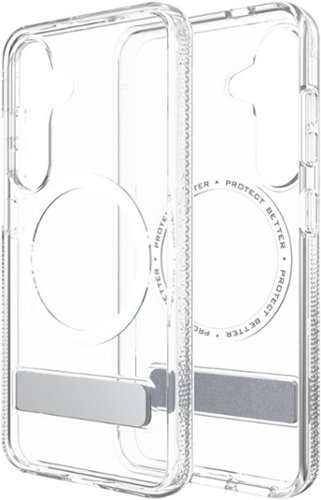 ZAGG Crystal Palace Snap MagSafe Compatible Case w/ Kickstand for Samsung S25 - Clear BUY IN DUBAI