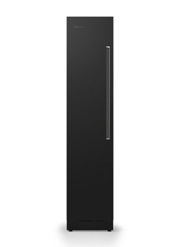 18" W.Door Panel for Viking Veil FDFZIC7180L Left Hinge Ref./Frz. Models - Black Glass