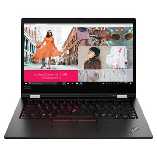  Refurbished Lenovo Thinkpad L13 Yoga G2 13&quot; Touch Laptop Core i5-1145G7 16GB 256GB SSD W10P - Black