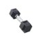 Inspire - Fitness 5 LB Rubber Dumbbell - Black-Front_Standard