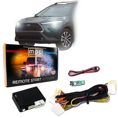 MPC - OEM Remote Activated Remote Starter For 2022-2025 Toyota Corolla Cross Gas Push-To-Start - Black-Front_Standard 
