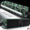 GoHawk - Bluetooth Motorcycle Speakers, Waterproof Soundbar Stereo Audio Stereo System w/ LED, FM Radio, USB Music for ATV, RE8 - Camo Green-Front_Standard