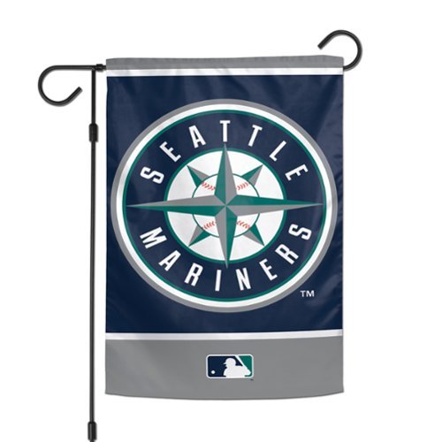 WinCraft - Seattle Mariners 12" x 18" Double-Sided Garden Flag - Multicolor-Front_Standard 