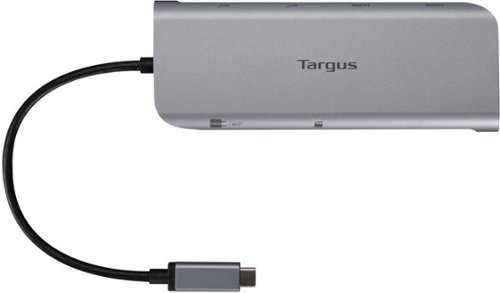 Targus USB-C Alt. Mode Dual HDMI 4K Mobile Dock with 140W EPR Pass-Thru & SD Reader - Silver GLOBAL SHIPPING