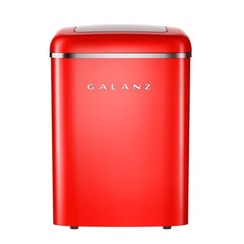 Galanz - 26 lbs. Portable Countertop Ice Maker-Front_Standard 