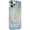 SaharaCase - Marble Series Case for Apple iPhone 13 Pro Max - Blue/Gold-Angle_Standard 