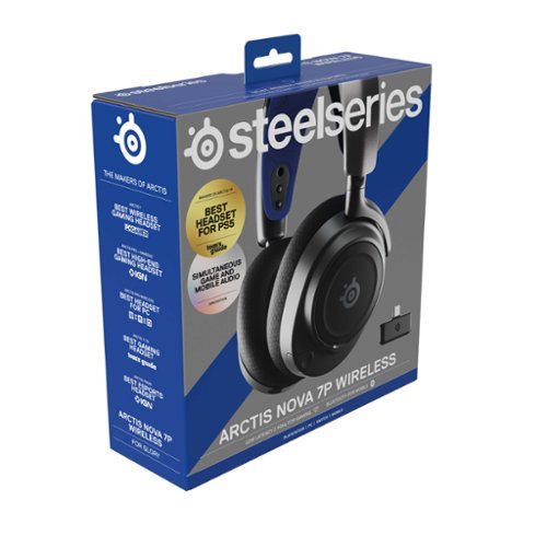 SteelSeries Arctis Nova 7P Wireless Gaming Headset for PS5, PS4 - Black BUY IN SINGAPORE