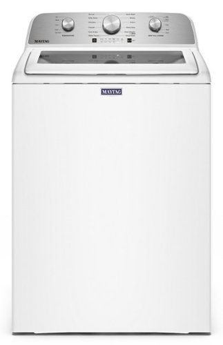 Maytag - 4.7 Cu. Ft. Top Load Agitator Washer with Extra Power Cycle - White