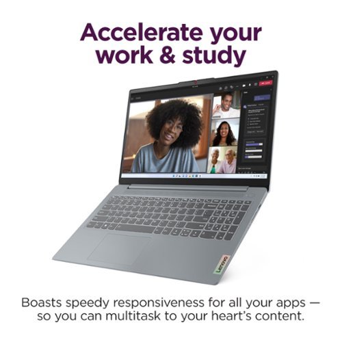 Lenovo IdeaPad Slim 3 15.6 Full HD Touchscreen Laptop - AMD Ryzen 7 5825U - 16GB Memory - 512GB SSD - Arctic Grey WORLDWIDE DELIVERY