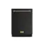 Front. Thor Kitchen - Gordon Ramsay Series by THOR Kitchen 24 Inch Dishwasher with Bronze Hardware - Black.
