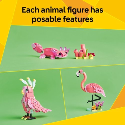 LEGO Creator 3 in 1 Wild Animals: Pink Flamingo 31170 WORLDWIDE DELIVERY