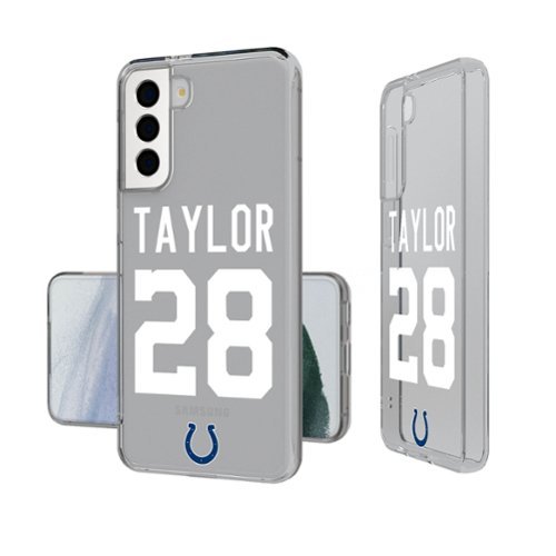 Keyscaper - NFL - Jonathan Taylor Indianapolis Colts Galaxy Clear Case - S24 - Multicolor-Front_Standard 