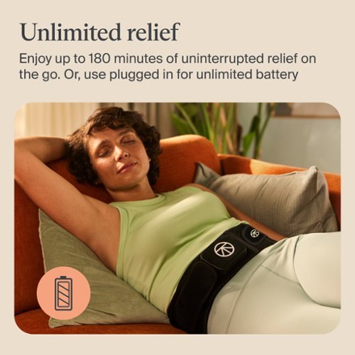 Therabody ThermBack LED 4-in-1 back wrap with heat, far infrared, vibration, and LED light therapies - Black WHERE TO BUY