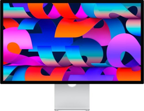 Apple - Studio Display - Standard glass - Tilt- and height-adjustable stand - Silver