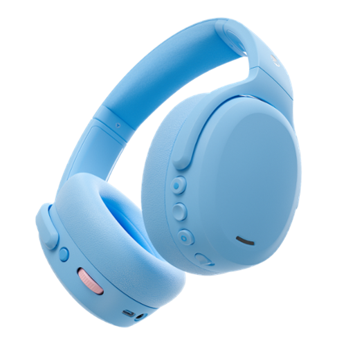 Skullcandy - Crusher ANC 2 Over-the-Ear Noise Canceling Wireless Bluetooth Headphones - Preppy Blue