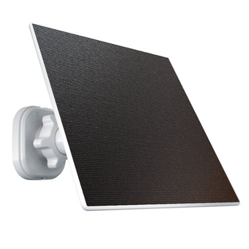 Night Owl - Solar Panel Charger for USB-C Battery Cameras - Black/White