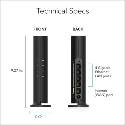 NETGEAR Nighthawk AX1800 Dual-Band Wi-Fi Router - Black BUY IN EUROPE