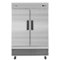 Koolmore - 54 in. Commercial Two-Door Reach-In Refrigerator - 47 Cu Ft. RIR-2D-SS - Stainless Steel-Front_Standard
