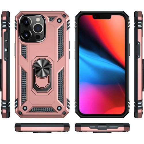SaharaCase Raider Series Kickstand Case for Apple iPhone 13 Pro - Rose Gold WORLDWIDE DELIVERY