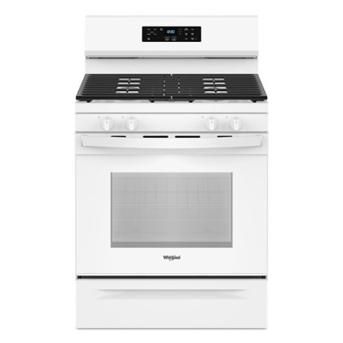 Whirlpool - 5.3 Cu. Ft. Freestanding Gas Range with Cooktop Flexibility - White-Front_Standard 